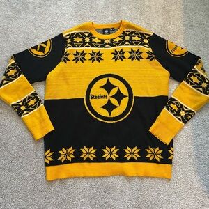 Pittsburgh Steelers Men's Football NFL Team Apparel Ugly Christmas Sweater XL